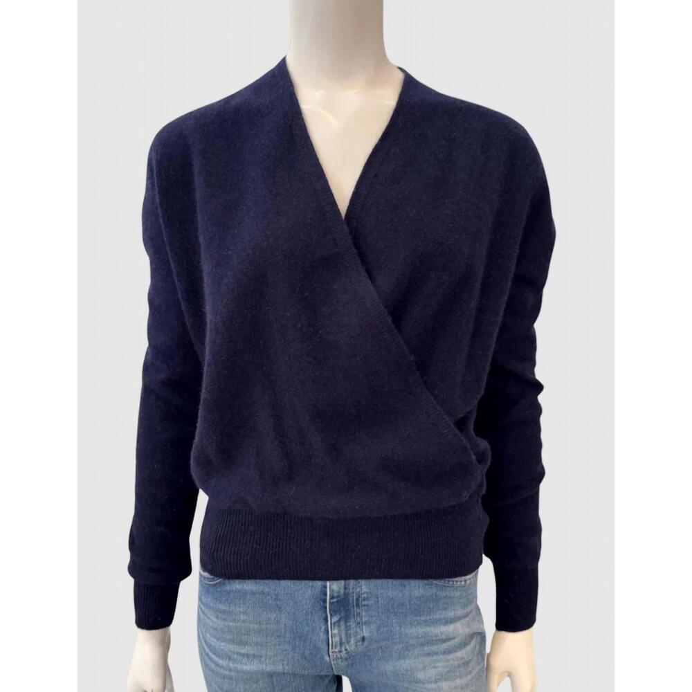 NEW CORTLAND PARK women's regis cashmere sweater in navy